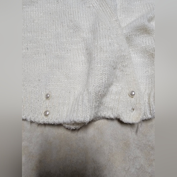 Cardigan vintage DEB large sweater top large - Picture 2 of 5